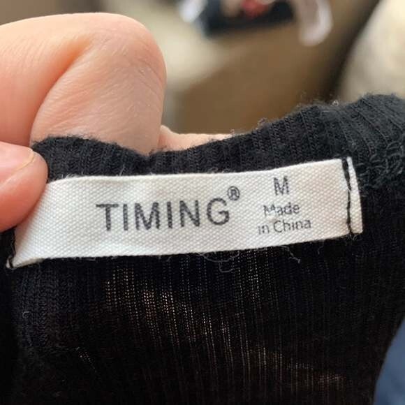 Sheer Black Long-sleeve Layering Sweater Cardigan - Picture 5 of 5